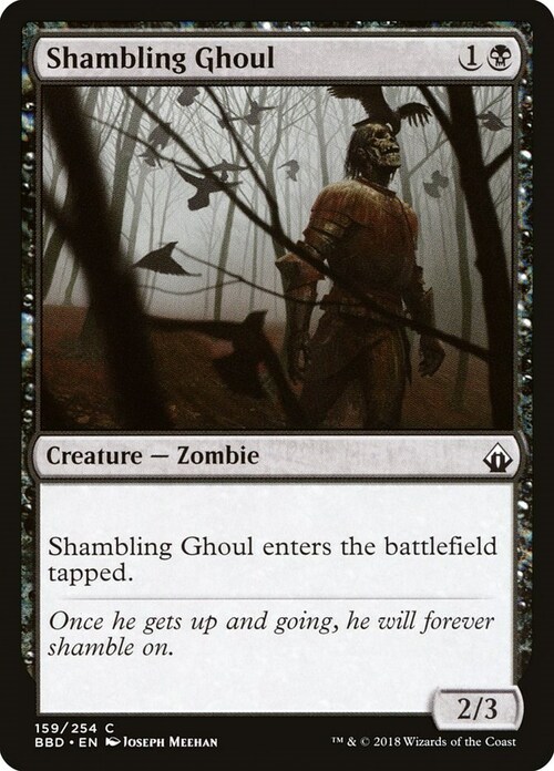 Ghoul Barcollante Card Front