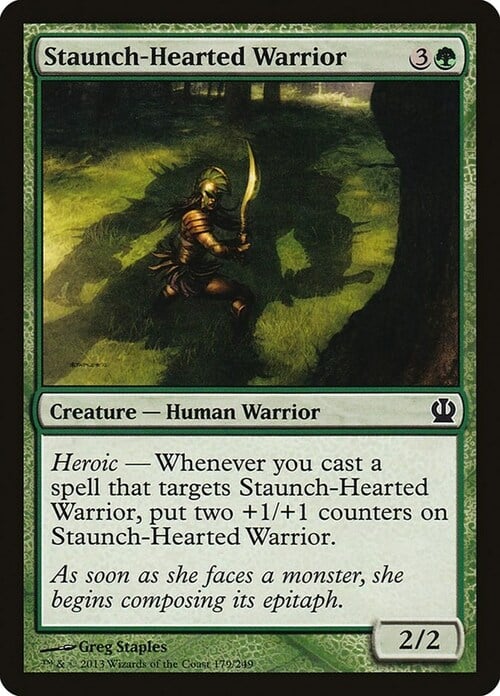 Staunch-Hearted Warrior Card Front