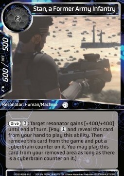 Stan, a Former Army Infantry Card Front