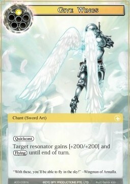Give Wings Card Front