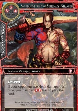 Shuren, the King of Supremacy (Stranger) Card Front