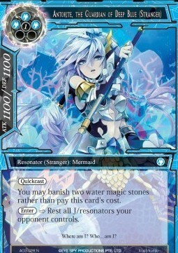 Antorite, the Guardian of Deep Blue (Stranger) Card Front