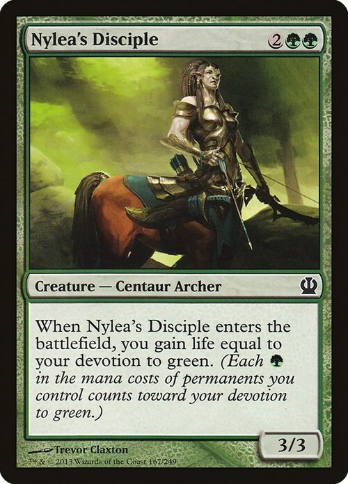 Nylea's Disciple Card Front