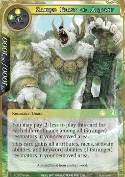 Sacred Beast of Artemis Card Front