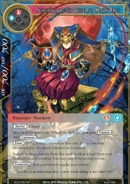 Scheherazade, the Teller of Heroic Epics Card Front