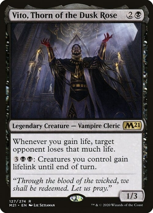 Vito, Thorn of the Dusk Rose Card Front