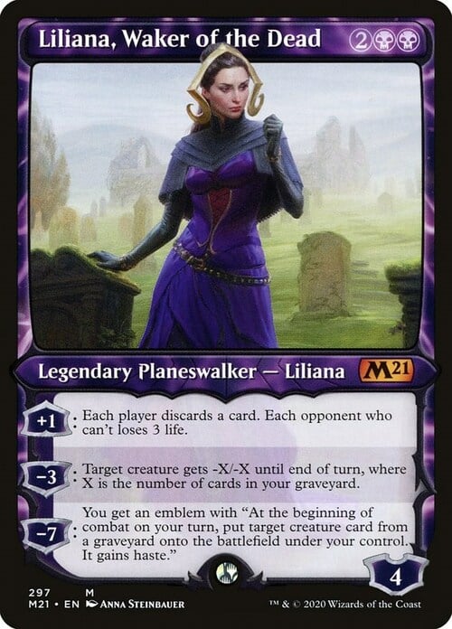 Liliana, Risvegliatrice dei Morti Card Front
