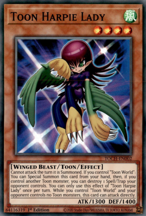 Toon Harpie Lady Card Front