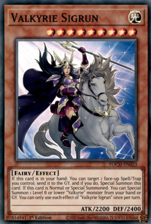 Valkyrie Sigrun Card Front