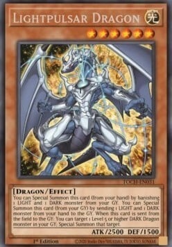Lightpulsar Dragon Card Front