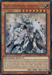 Black Luster Soldier - Sacred Soldier · Rare 035