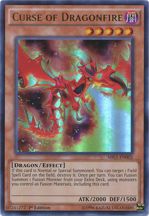 Curse of Dragonfire Card Front