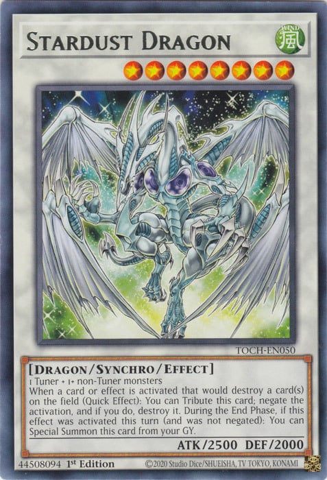 Stardust Dragon Card Front