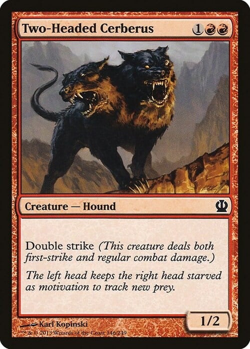 Two-Headed Cerberus Card Front