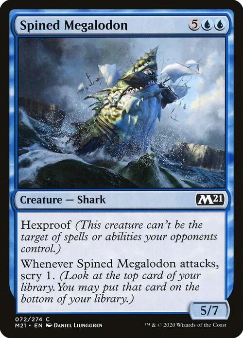 Megalodonte Spinato Card Front