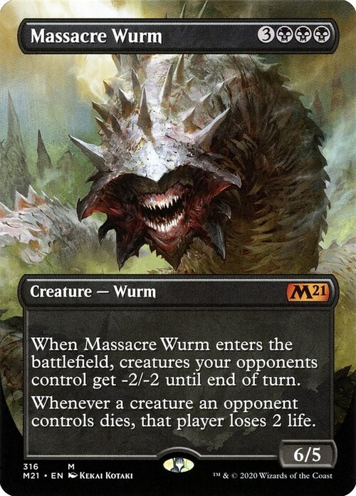 Massacre Wurm Card Front