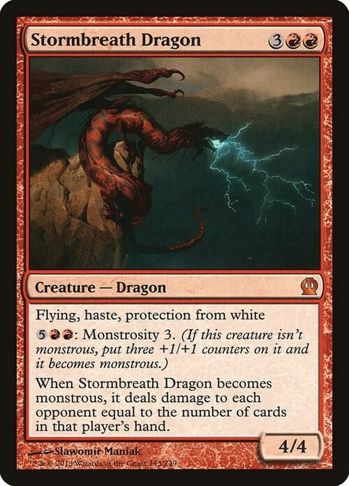 Stormbreath Dragon Card Front