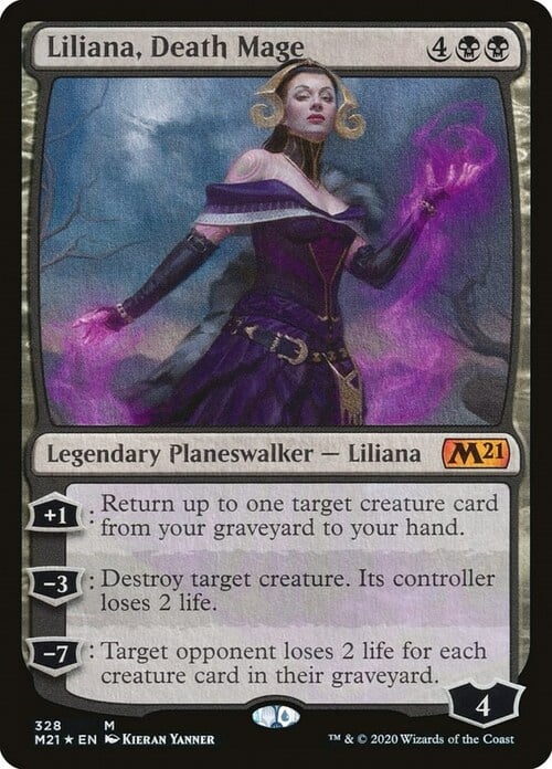Liliana, Maga della Morte Card Front