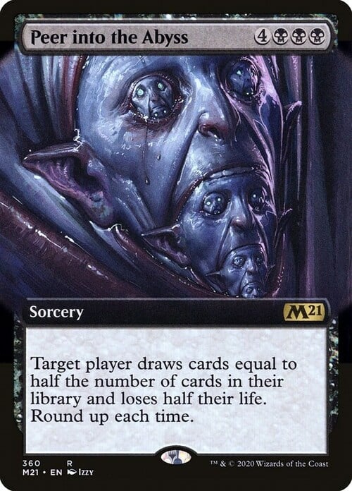Peer into the Abyss Card Front