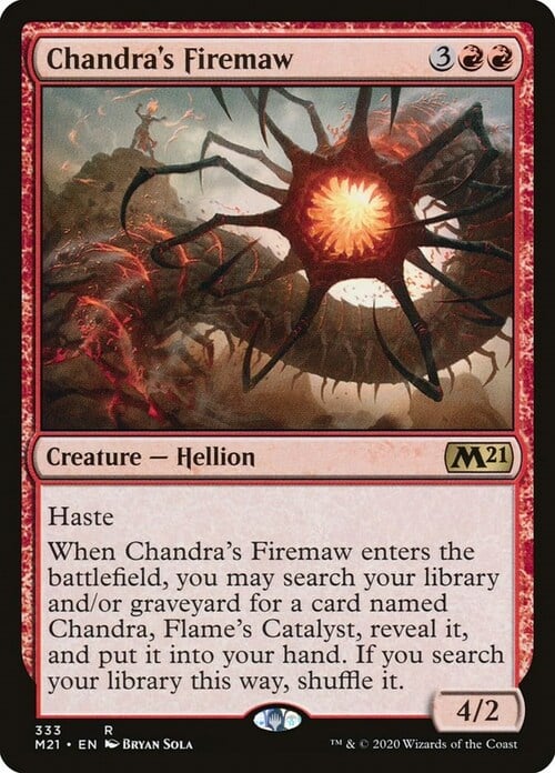 Chandra's Firemaw Card Front