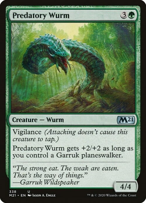 Wurm Predatore Card Front