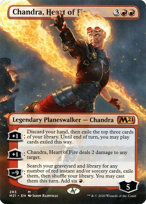 Chandra, Cuore di Fuoco Card Front