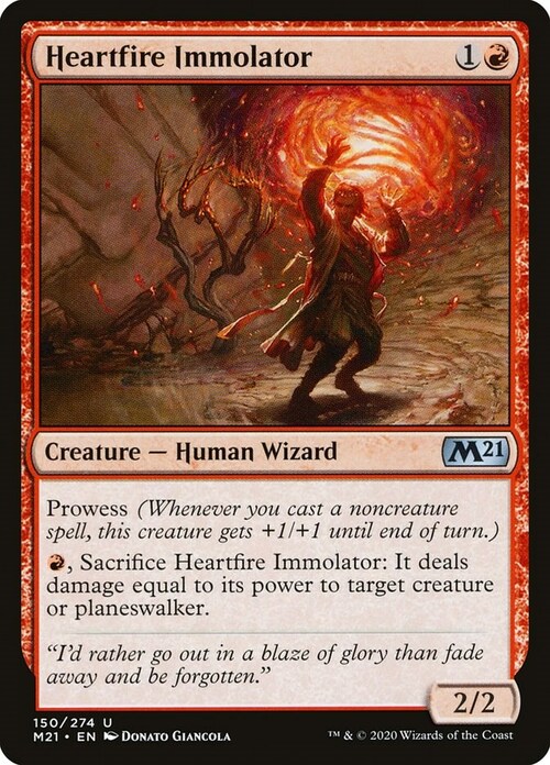 Heartfire Immolator Card Front