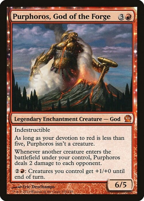 Purphoros, God of the Forge Card Front