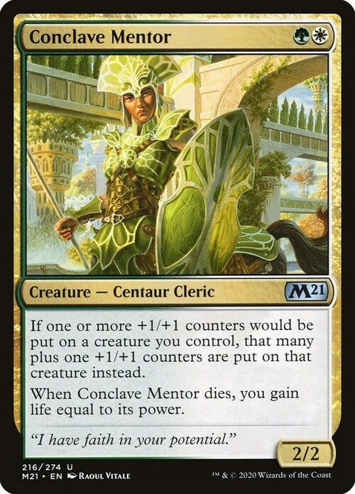 Conclave Mentor Card Front