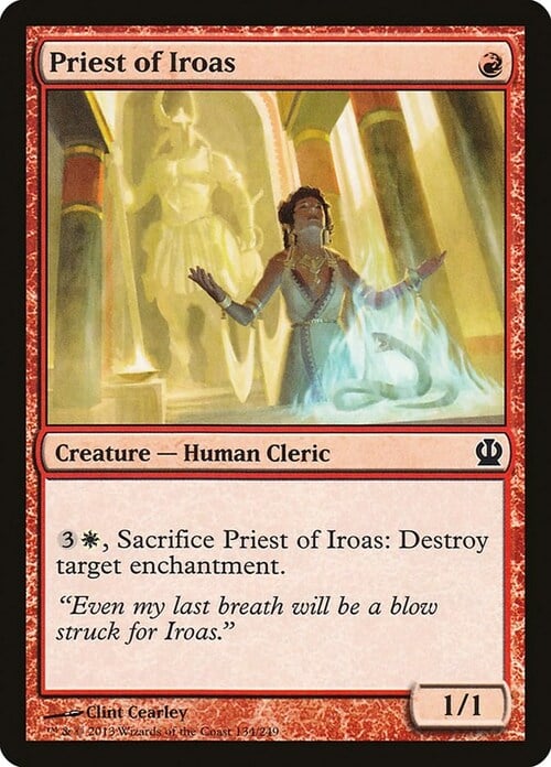 Sacerdotessa di Iroas Card Front