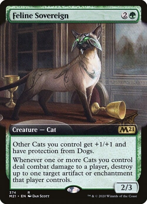 Feline Sovereign Card Front