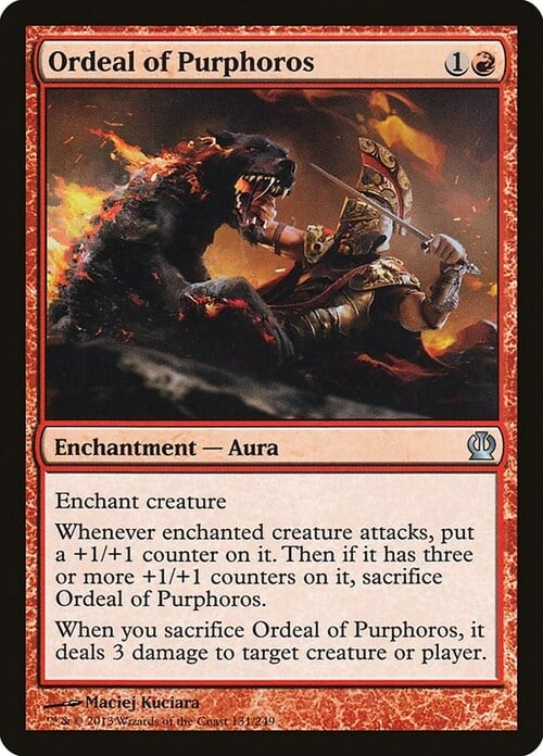 Ordeal of Purphoros Card Front