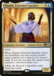 Niambi, Esteemed Speaker 222