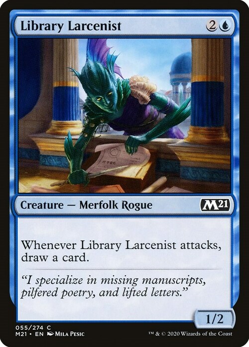 Library Larcenist Card Front