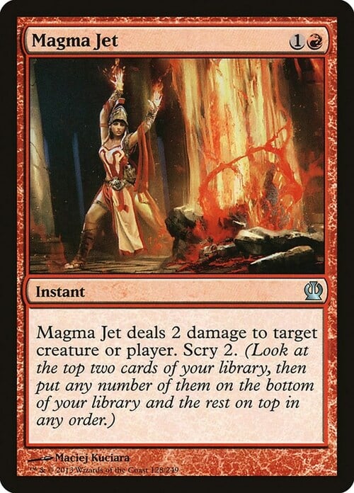 Esplosione di Magma Card Front