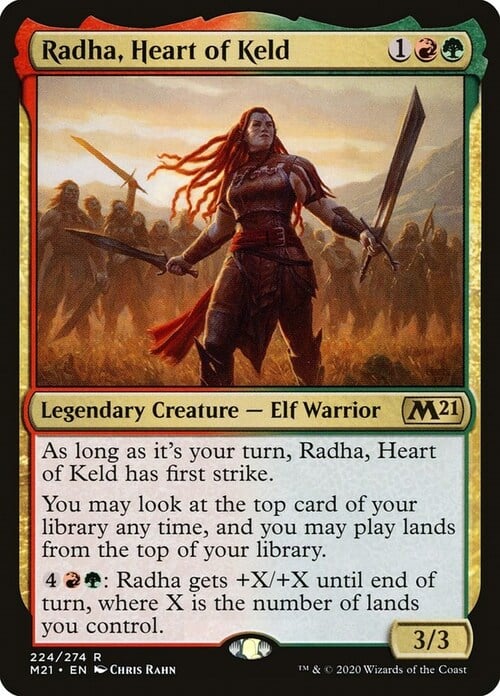 Radha, Cuore di Keld Card Front