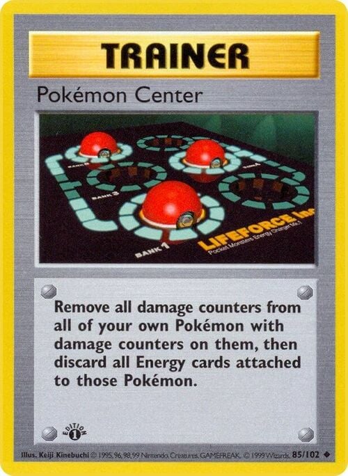 Pokémon Center Card Front