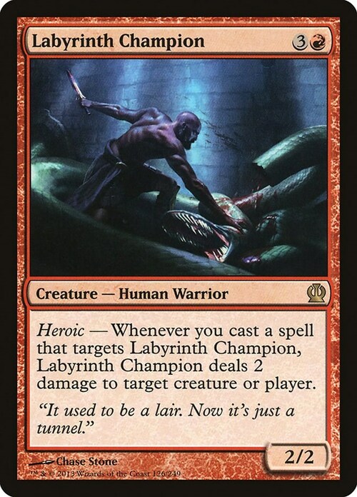 Labyrinth Champion Card Front