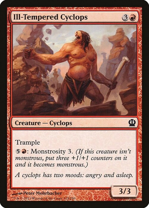 Ill-Tempered Cyclops Card Front