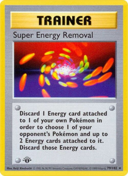 Super Energy Removal Card Front