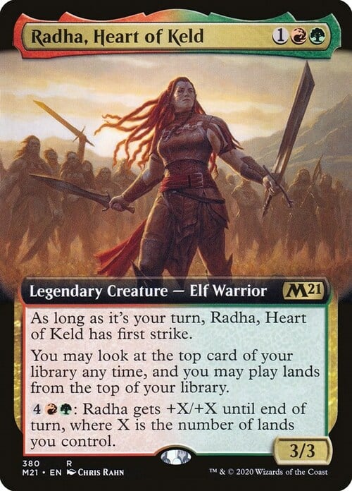 Radha, Cuore di Keld Card Front