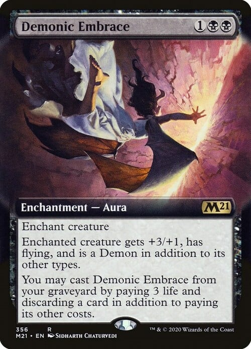 Demonic Embrace Card Front