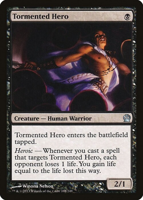 Tormented Hero Card Front