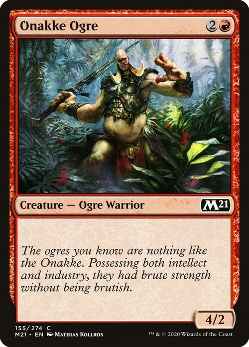 Onakke Ogre Card Front