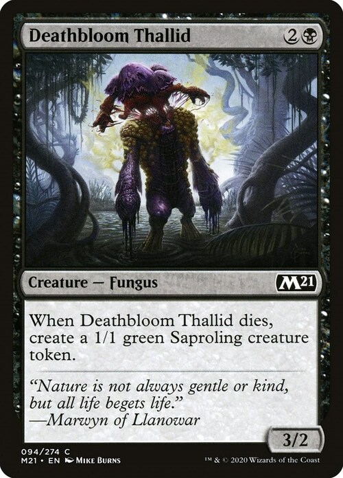 Deathbloom Thallid Card Front