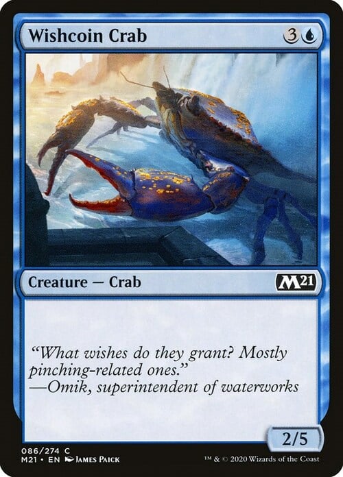 Wishcoin Crab Card Front