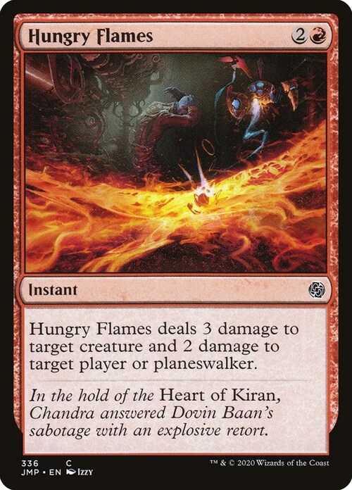 Hungry Flames Card Front