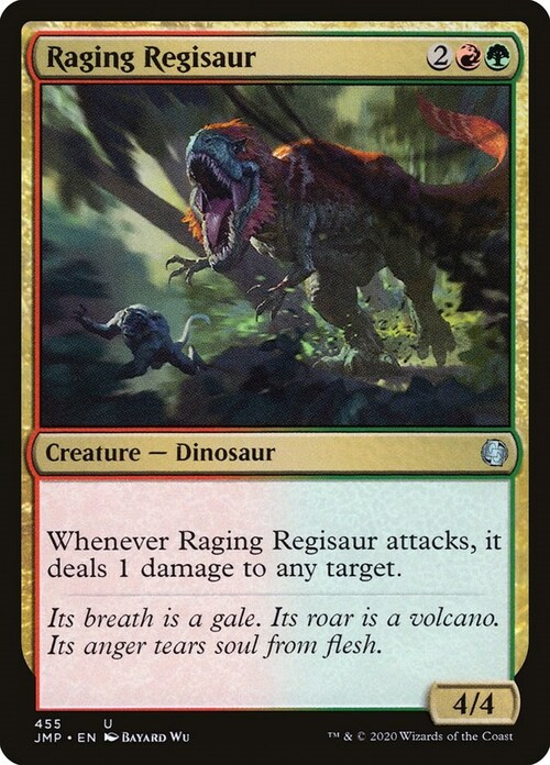 Raging Regisaur Card Front