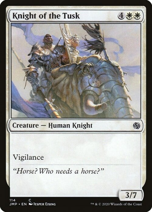 Knight of the Tusk Card Front