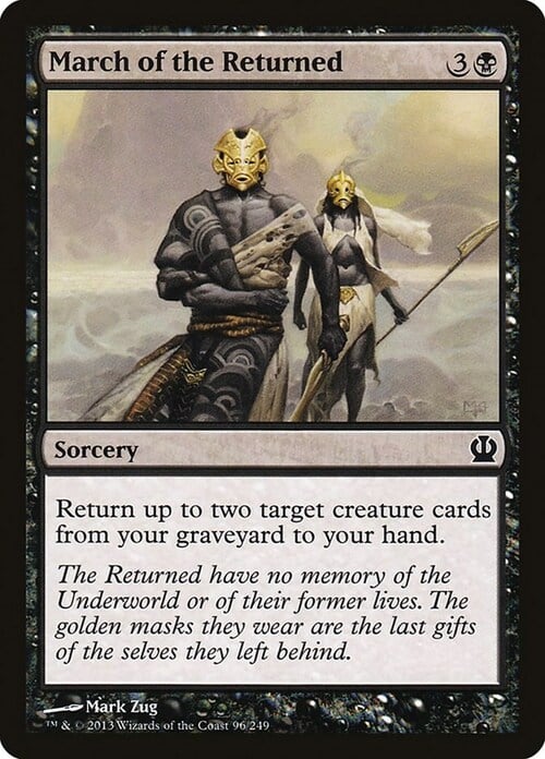 March of the Returned Card Front